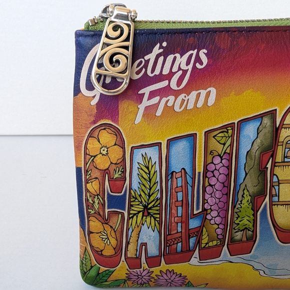 Brighton California Greetings Cosmetic Bag - Picture 5 of 11